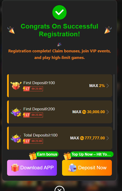 B77 Bet Game Welcome Bonus